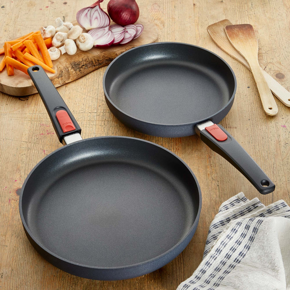 Woll Diamond Lite Fry Pan Set of 2 (24cm+28cm DH)
